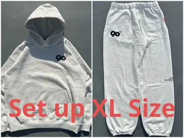 9090 90 로고 오리지널 후디 팬츠 세트업