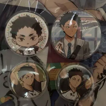 아카아시 케이지 캔뱃지 세트 2