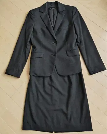 여성용 스커트 수트 울 혼방 11호