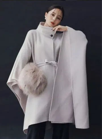 anuans 울 판초 코트