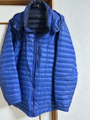 남성용 후드 부착 다운 자켓 3 L