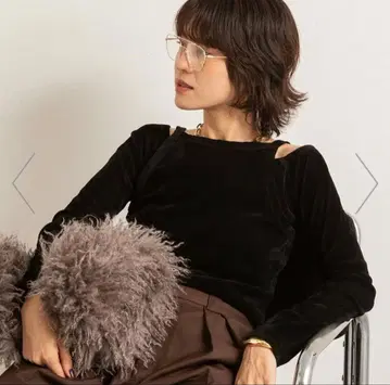 [ MAQWEL ] 워셔블 벨로아 레이어드 상의