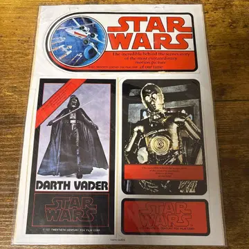 Star Wars 스타 워즈 스티커 1977년 제조 1