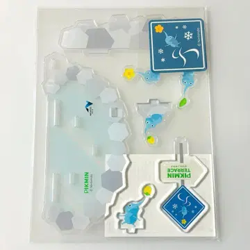 피크민 피크민 테라스 미야지마 SA 얼음 피크민 아크릴 스탠드 스티커 B