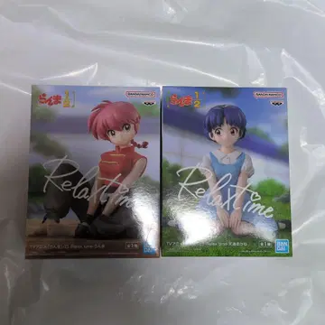 란마 1/2 Relax time 란마 텐도 아카네 피규어 2종 세트