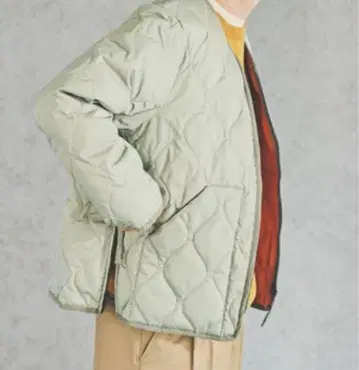 미사용 새상품 BAYFLOW 별주 TAION V넥 다운 자켓 L