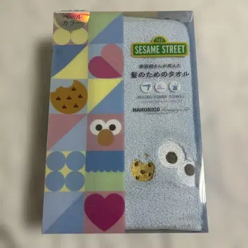 SESAME STREET 쿠키 몬스터 극세사 타월