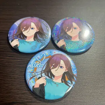 5등분의 신부 아토레 Anisugar 캔뱃지 나카노 미쿠 3개