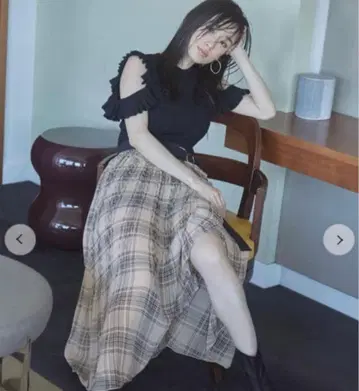 snidel 스나이델 플리츠 스카숏 팬츠