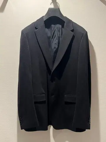 Theory 울 혼방 저지 자켓 다크 네이비