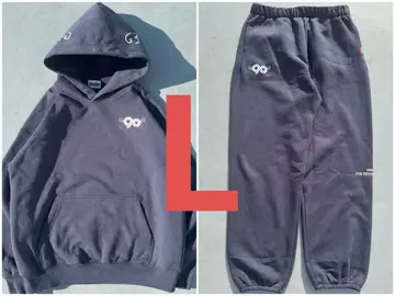 9090 90 로고 도트 오리지널 후디 팬츠