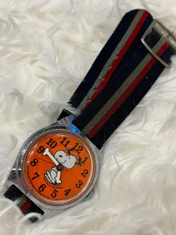 스누피 손목시계 댄싱 스누피 레트로 워치 1958년 제조 일본제