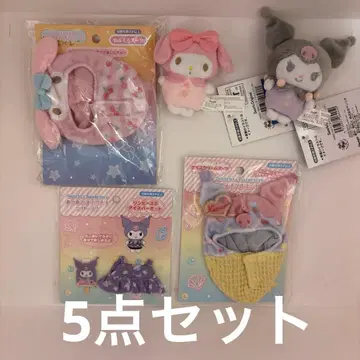 산리오 모으는 봉제인형 마이멜로디 옷 갈아입히기 쿠로미