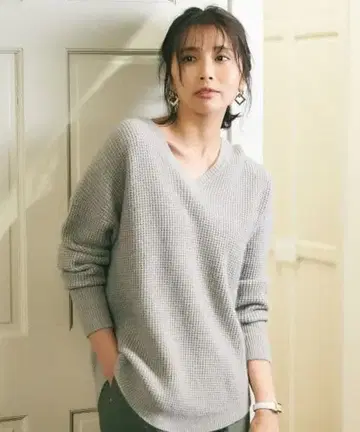 BARNYARDSTORM 밴야드 스톰 와플 FOX 혼방 니트