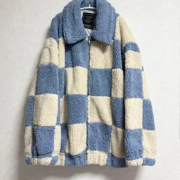 CandyStripper 체커 보아 자켓 블루종 새상품급