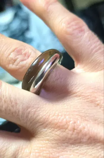 브라운 심플 밴딩 링