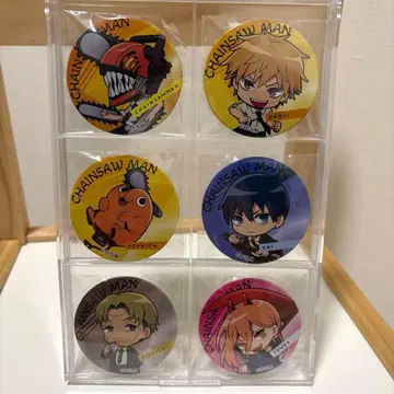 체인소 맨 캔뱃지 6개 세트