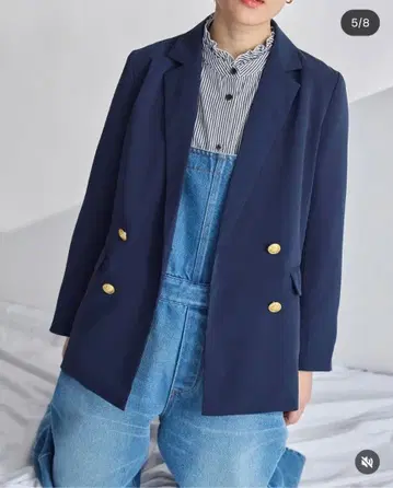 택 포함 미사용 새상품 이치용 147 테일러드 자켓 네이비 블레이저