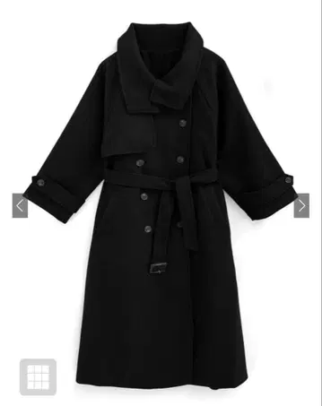 페이크 울 트렌치코트 ze843