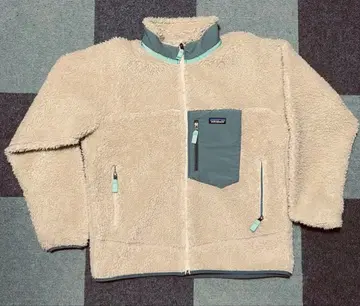 patagonia 플리스 자켓 L 사이즈 베이지/그레이