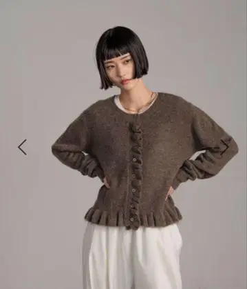 [ LOWRYS FARM ] 치비 프릴 가디건 LS