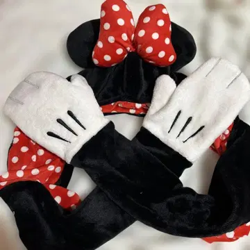 디즈니 미니 머플러 캡