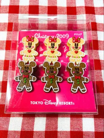 도쿄 디즈니 리조트 크리스마스2009 쿠키 틀 클립