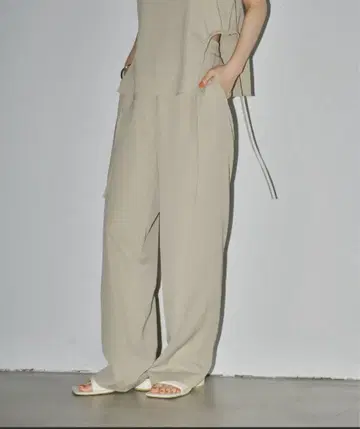 [ Todayful ] Easy Chambray Trousers 36