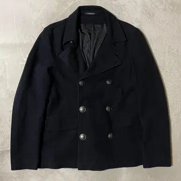 하이드로겐 나폴레옹 코트 M 네이비 은색 버튼 (스컬 각인) 새상품급