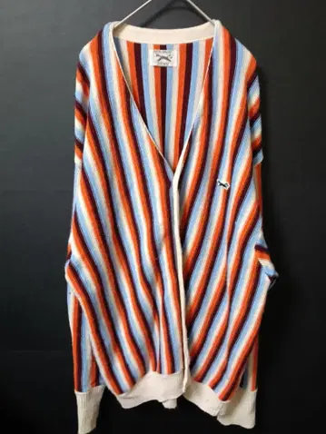 프릭스스토어 스트라이프 가디건 L 사이즈 멀티 컬러