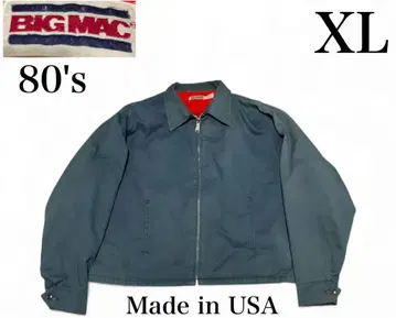 80's BIG MAC 워크 자켓 안감 플리스