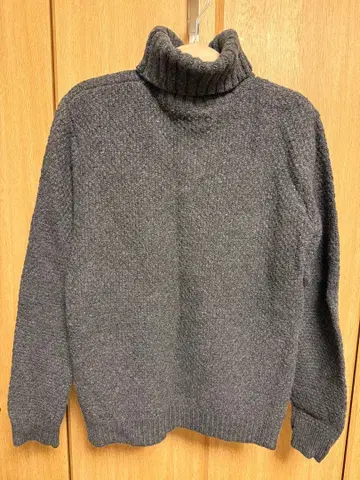 BEAMS 터틀넥 스웨터 M 그레이