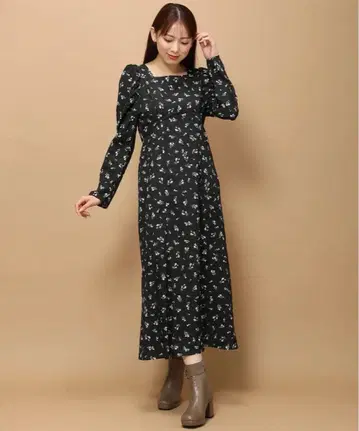 미니 꽃무늬 머메이드 원피스