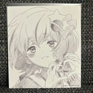 좀비랜드 사가 입장객 혜택 그려낸 미니 색지풍 카드 콘노 준코