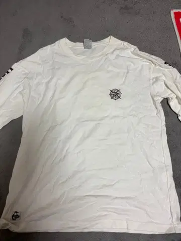 CHUMS 화이트 긴팔 T셔츠 M