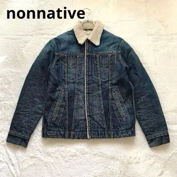nonnative 보아 카라 부착 데님 자켓 사이즈 1
