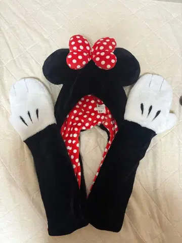 미니 마우스 머플러 캡