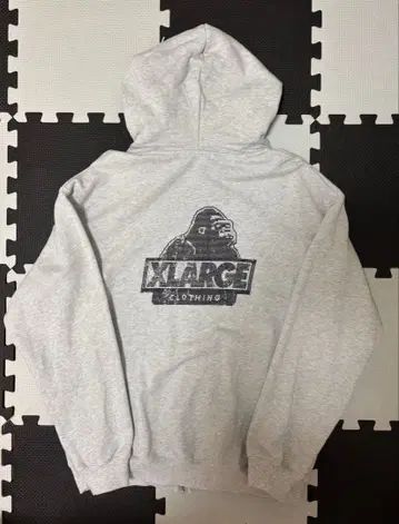 XLARGE 고릴라 프린트 집업 후드티