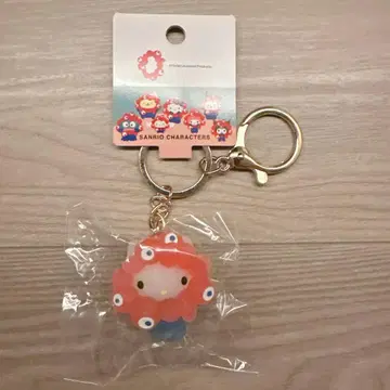 미야쿠미야쿠  입체 마스코트 클리어 컬러 키링 키티
