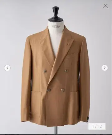 TAGLIATORE (딸리아또레) 피크 라펠 더블 자켓