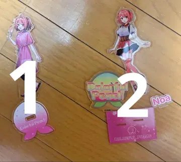 컬러풀 피치 노아 아크릴 스탠드 묶음 판매 낱개 판매