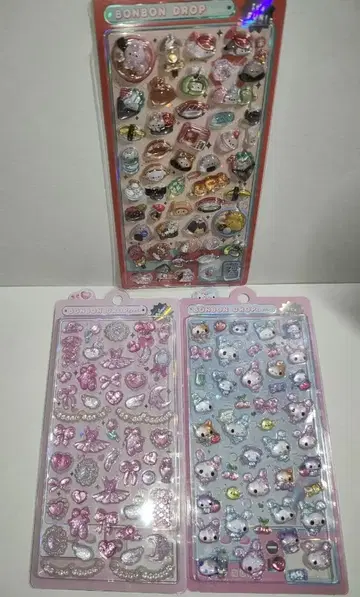 모자 꽁지 드롭 씰 3개