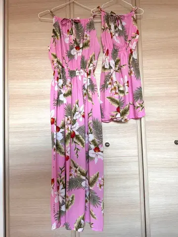 하와이 구매 모녀 커플 리조트 원피스 남국 원피스