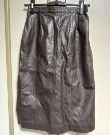 [ Oggi ] 다크 브라운 가죽 타이트 스커트 8,000엔