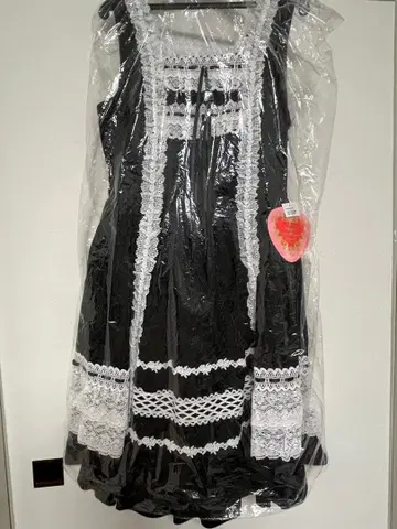 baby Lace Frill 레이스 프릴 오버롤 스커트 블랙 오프화이트