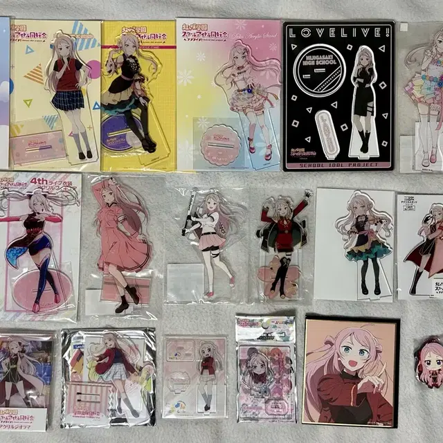 러브라이브 니지동 니지가사키 쇼우 란쥬 아크릴스탠드 색지 키링