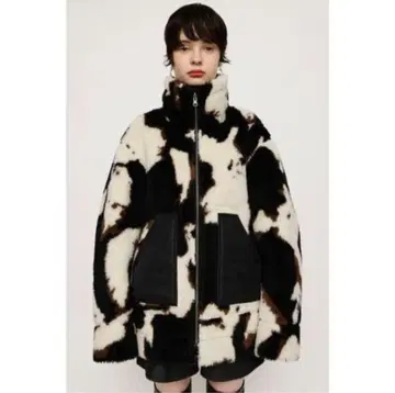 SLY REVERSIBLE B-3 무스탕 보아 플라이트 자켓