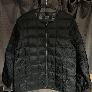 TAION 블랙 다운 자켓 XL