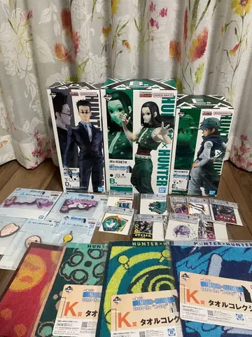 헌터헌터 제일복권 B, D, E상 피규어 진, 이르미, 레오리오 외