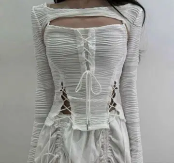 MELT THE LADY 레이스업 레이어드 코르셋